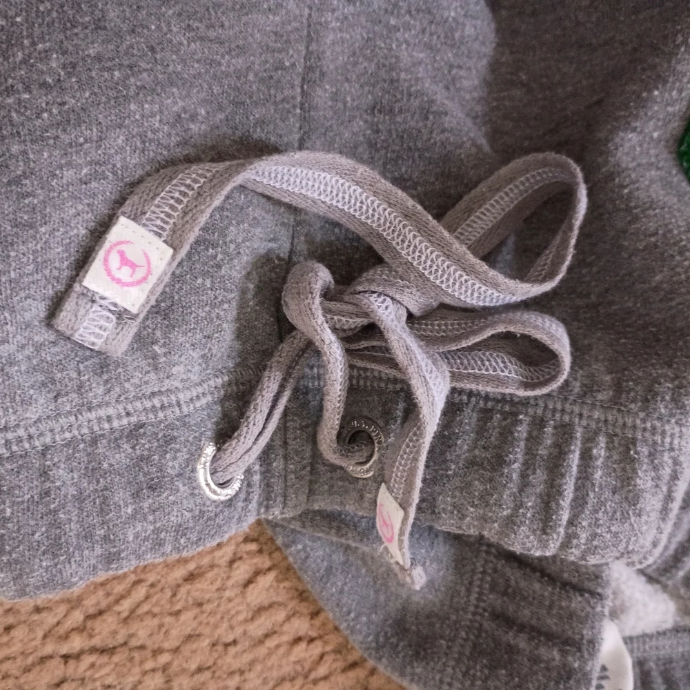 Vintage Pink Victoria Secret Cropped Sweat pants Logo Rare 2010 - Picture 10 of 10
